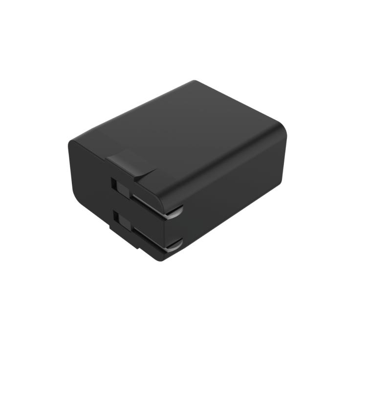 TEKYA CUBO PARA PARED DUAL TIPO C Y USB 30W NEGRO