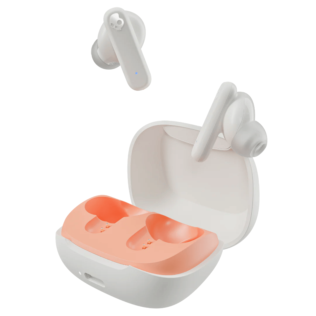 SKULLCANDY SMOKIN BUDS TRUE WIRELESS BONE ORANGE GLOW