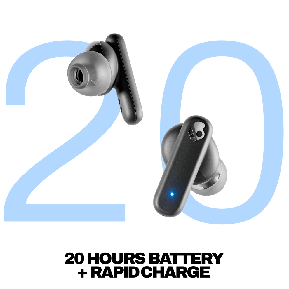 SKULLCANDY SMOKIN BUDS TRUE WIRELESS NEGRO