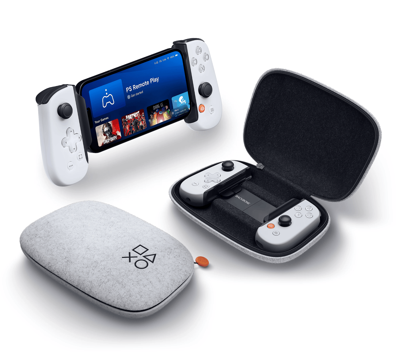 Backbone One PlayStation Edition Lightning conectado a iPhone – juega Remote Play en tu celular
