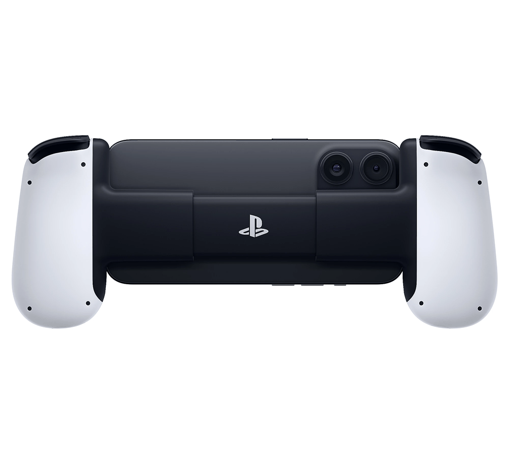 Backbone One PlayStation Edition Lightning – detalle de botones y joysticks estilo DualSense
