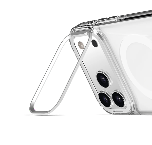 case potector logiix air guard para iphone 17 pro max con magsafe y TPU resistente a golpes y caídas transparente