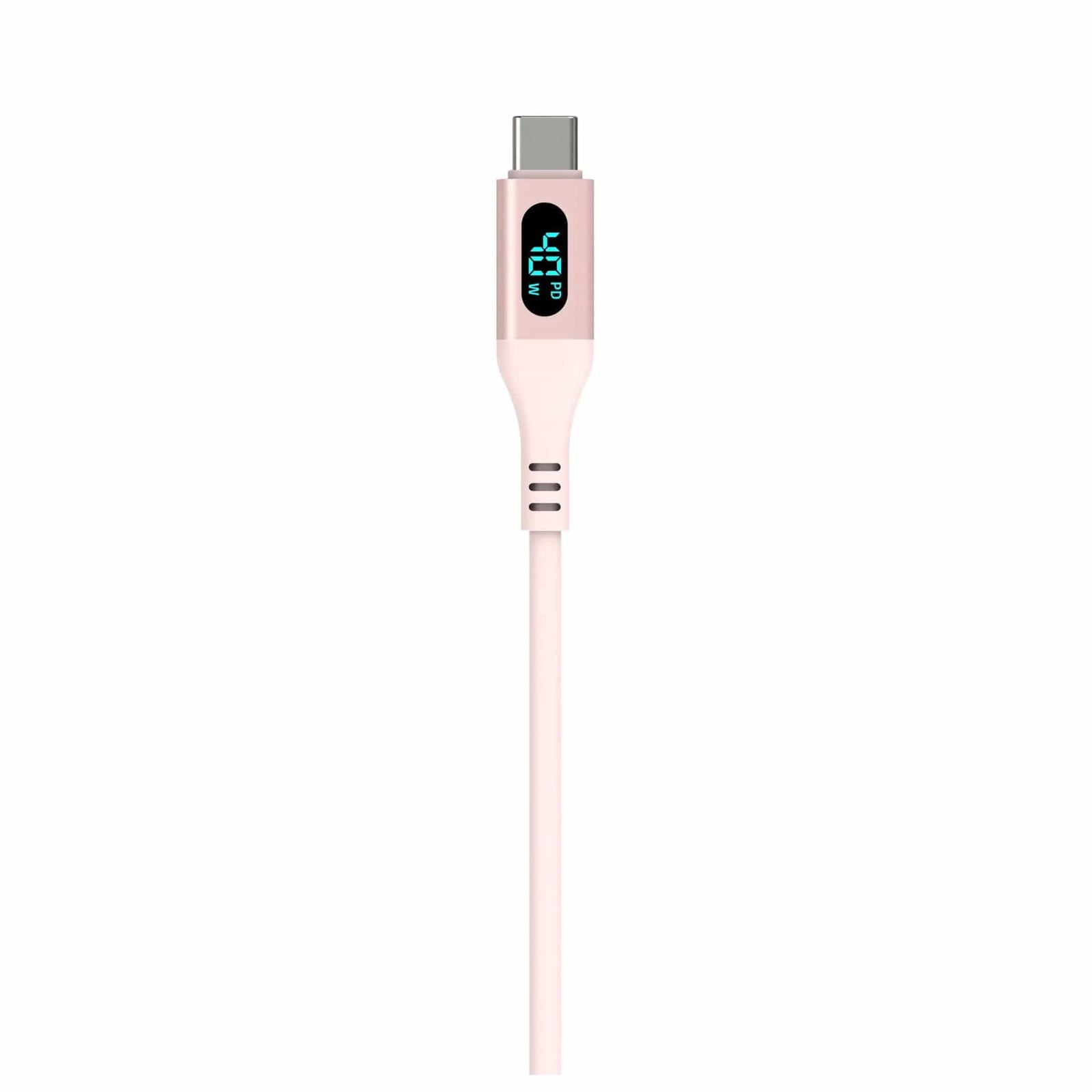 FUNCTION SMART CABLE 60W USB-C TO USB-C DIGITAL DISPLAY 1.5m BLUSH