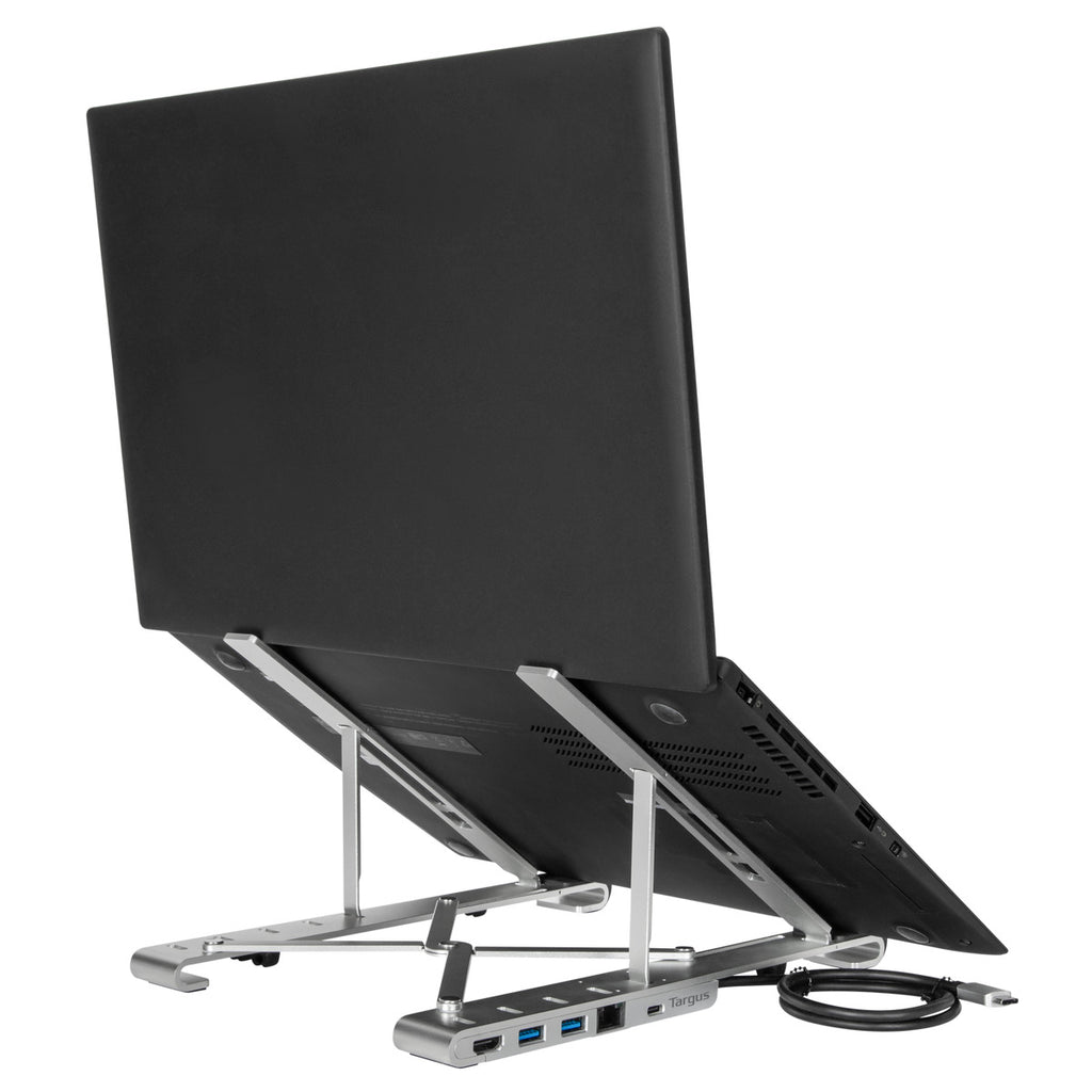 TARGUS PORTABLE LAPTOP STAND CON HUB MULTIPUERTO INTEGRADO