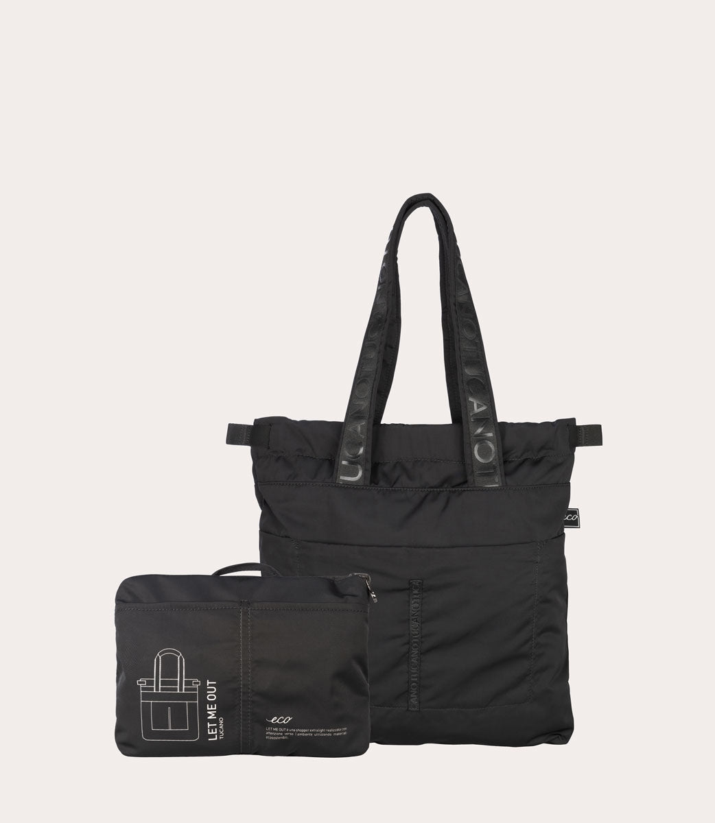 L-TUCANO LET ME OUT BACKPACK BLACK
