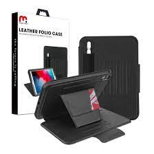 L-MYBAT PRO LEATHER FOLIO CASE IPAD MINI 6TA GENERACION NEGRO