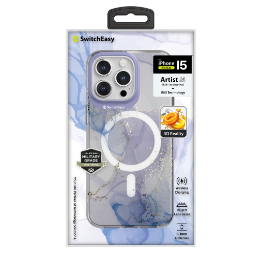 L-SWITCHEASY ARTIST MAGSAFE IPHONE 15 PRO MORADO