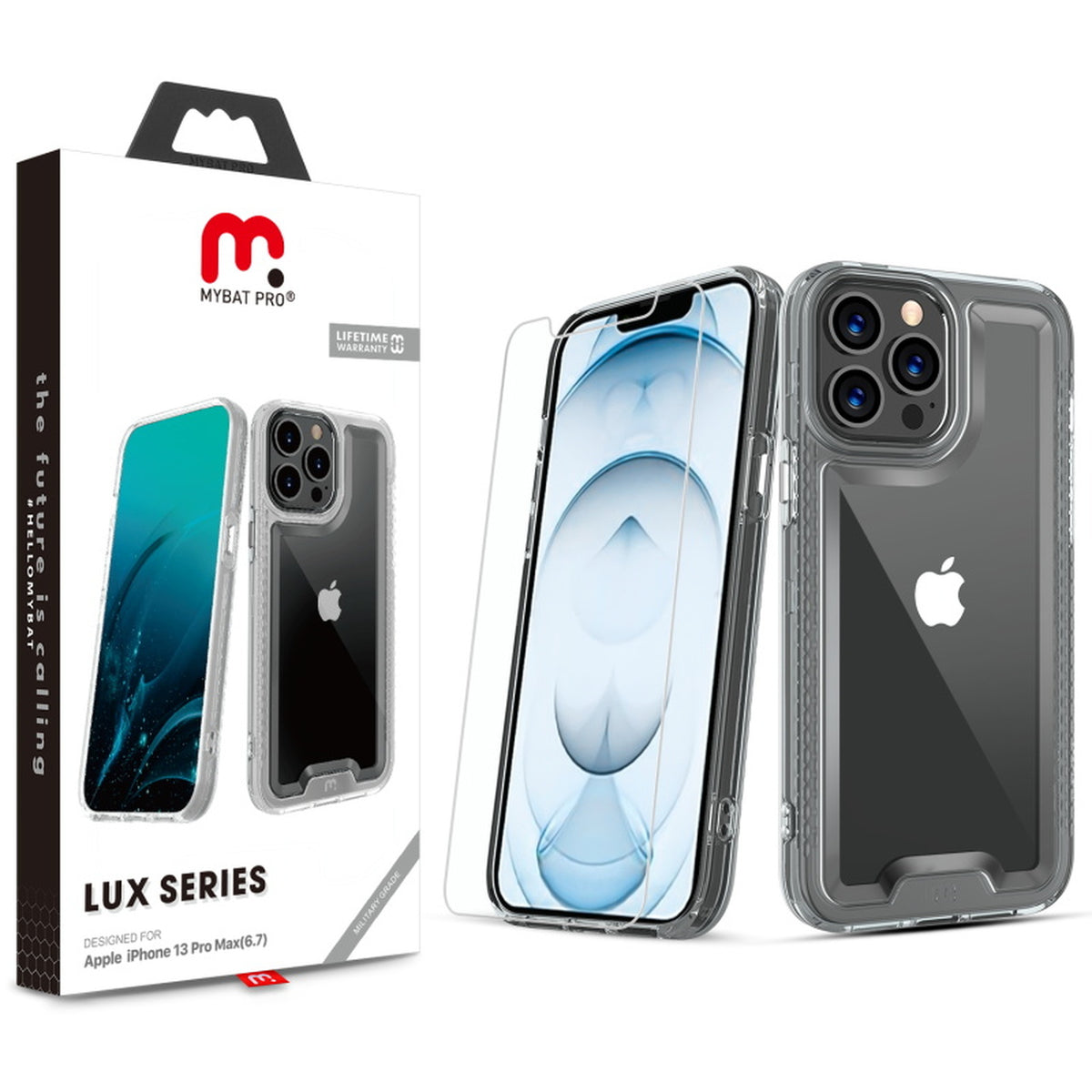 L-MYBAT PRO LUX IPHONE 12 PRO MAX CLEAR