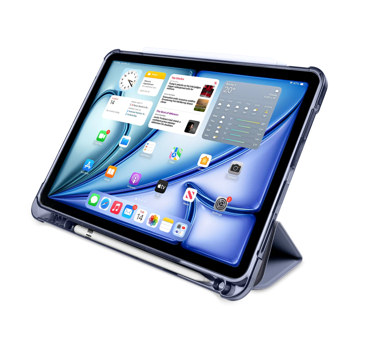 LOGiiX VIBRANCE SLIM FOLIO iPAD 11 (A16)/10.9 (10th Gen) CORFLOWER BLUE