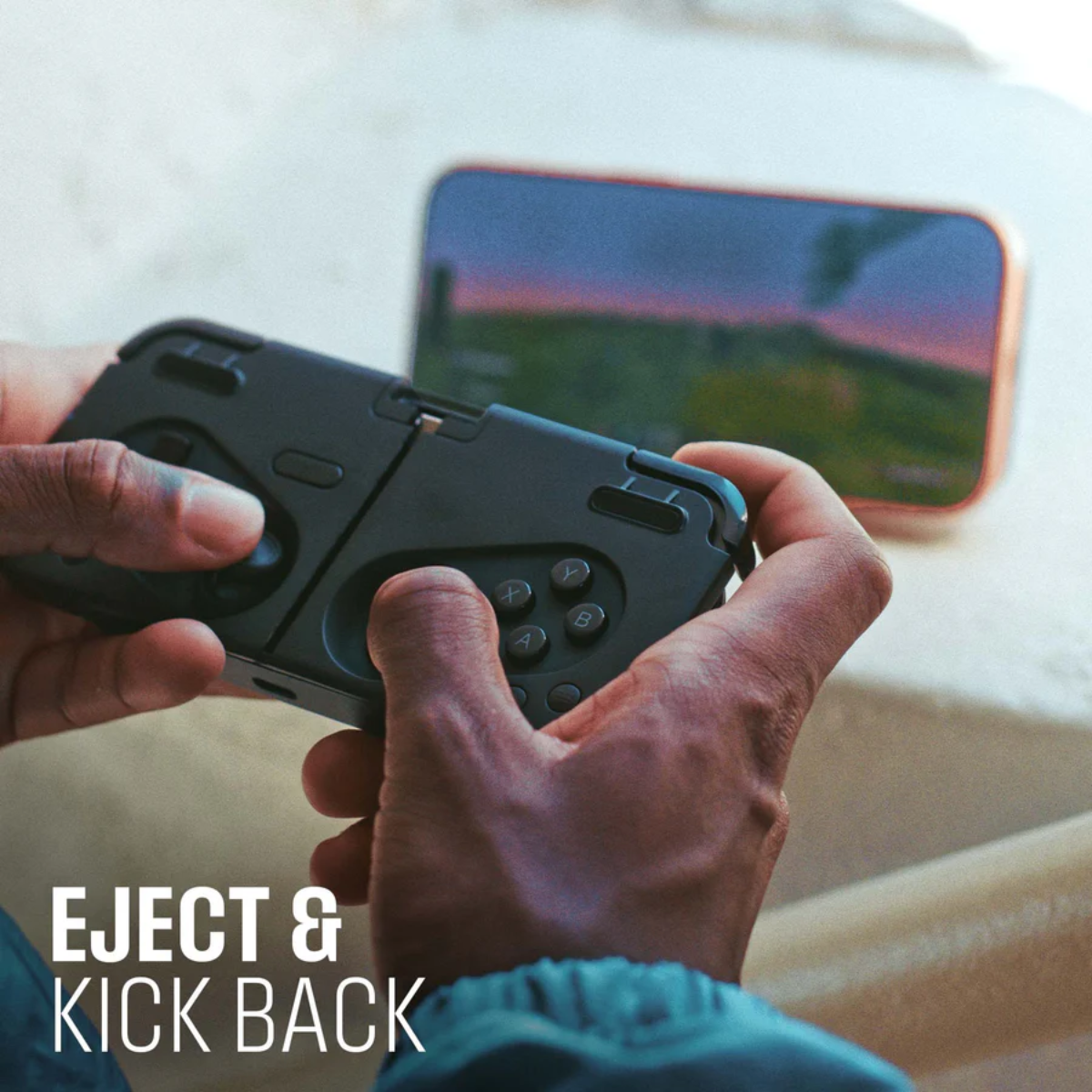 OhSnap MCON control para juegos móviles y cloud gaming con kickstand