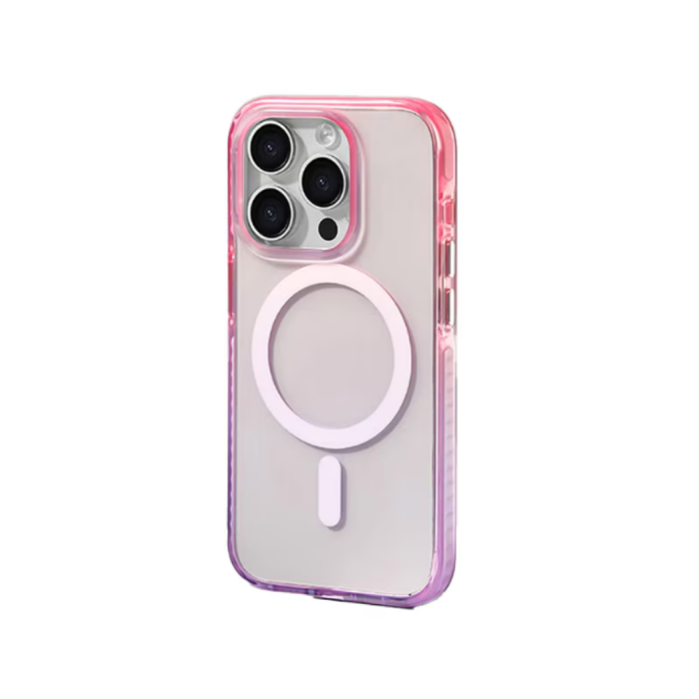 CLICK CLEAR OMBRE MAGSAFE IPHONE 16 PRO MAX ROSADO/MORADO