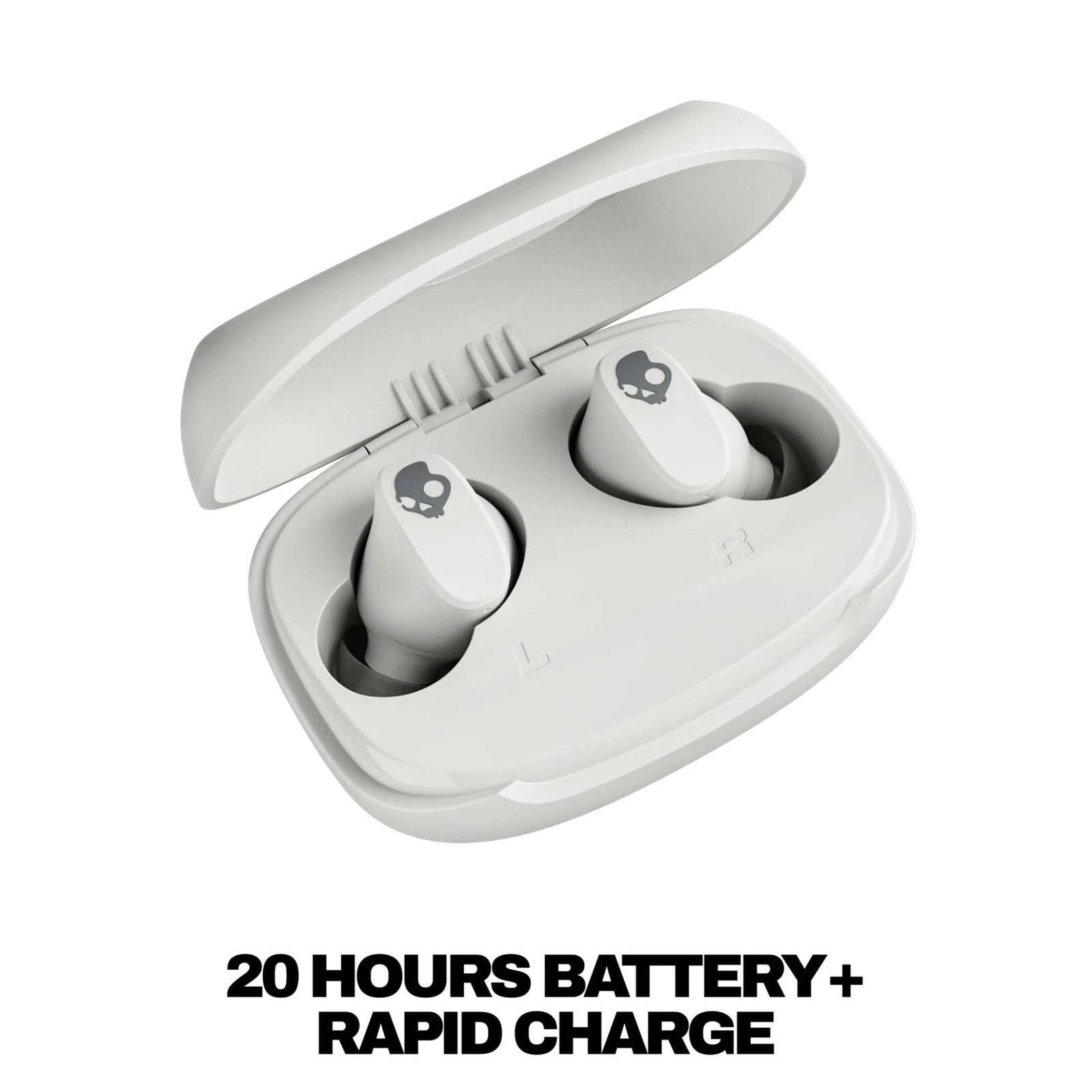 SKULLCANDY SMOKIN BUDS 360 SHAPE BONE