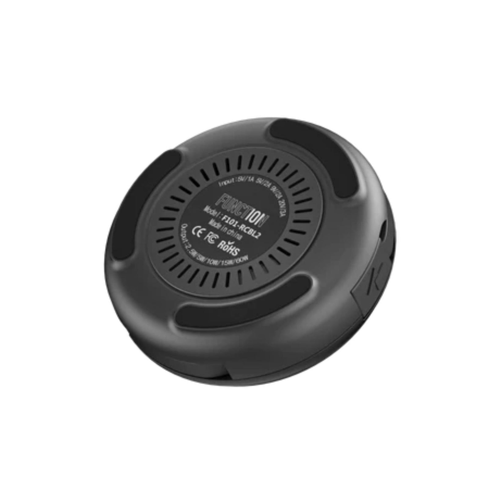 FUNCTION 2 IN 1 RETRACTABLE CABLE USB-C TO USB-C 60W WITH WIRELESS CHARGER BLACK