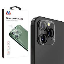 L - MYBAT VIDRIO TEMPLADO PARA CAMARA IPHONE 12 PRO CLEAR