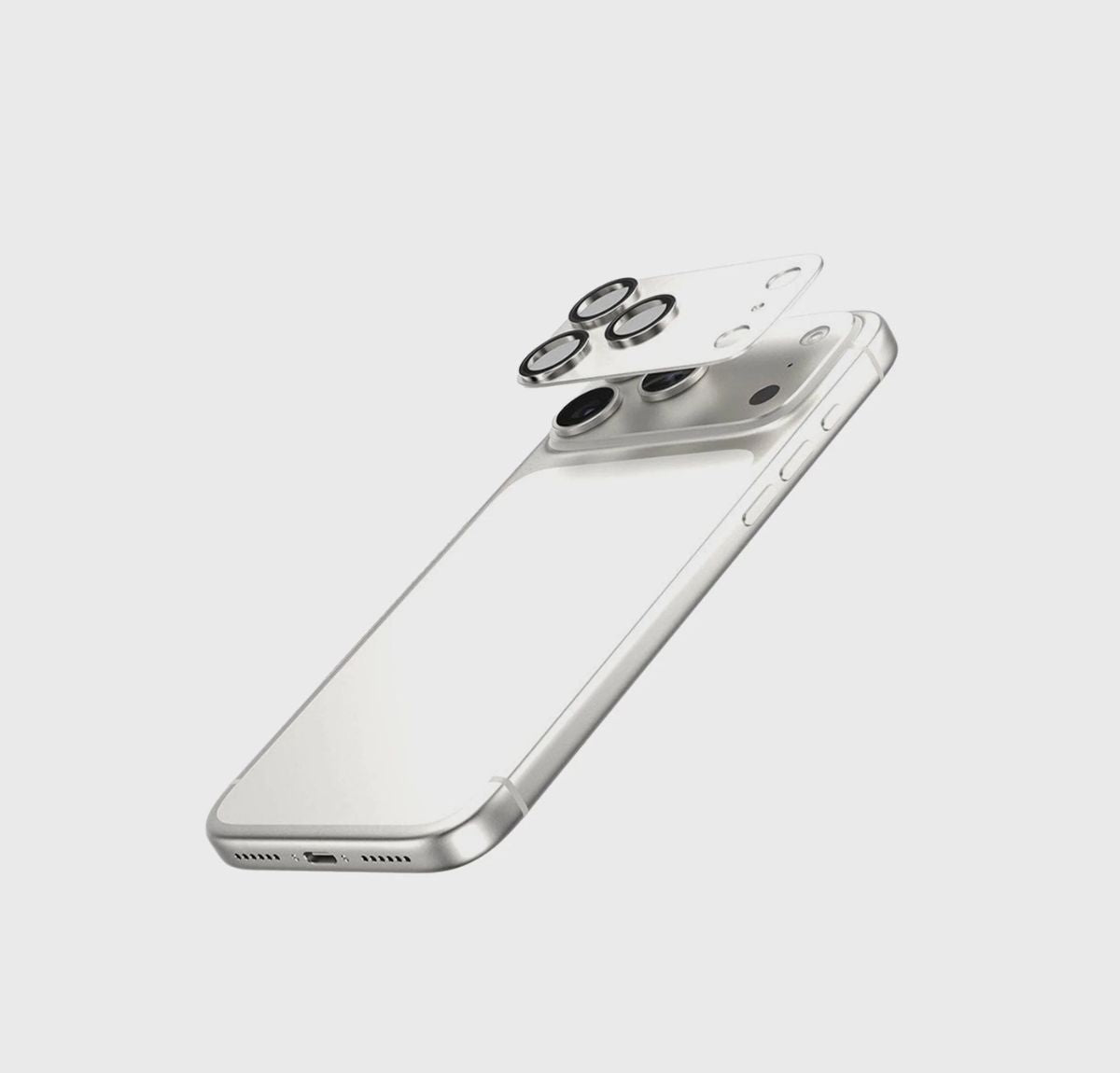 CASECO SCREEN PATROL VIDRIO PARA CAMARA IPHONE 17 PRO MAX SILVER