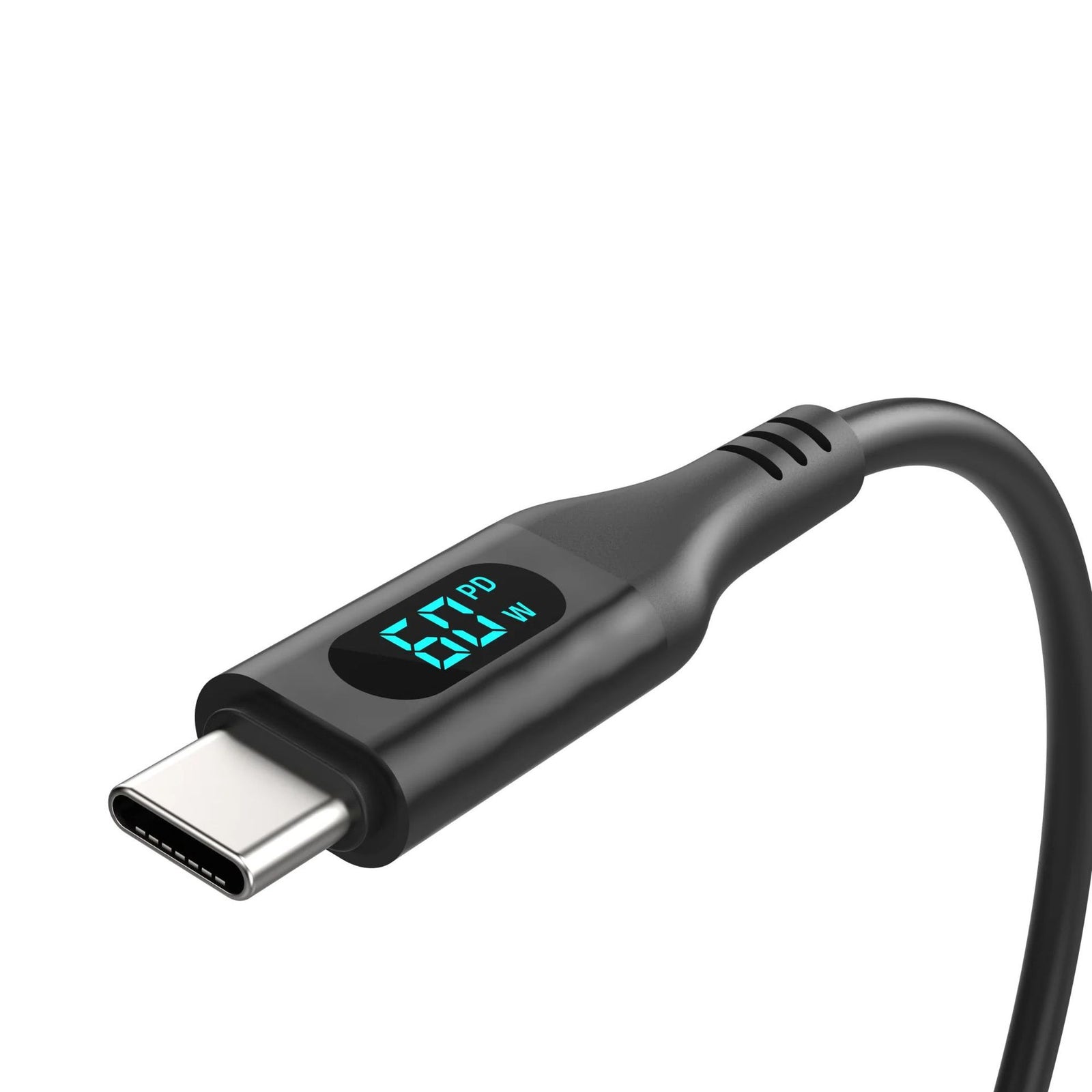 FUNCTION SMART CABLE 100W USB-C TO USB-C DIGITAL DISPLAY 1.5m BLACK