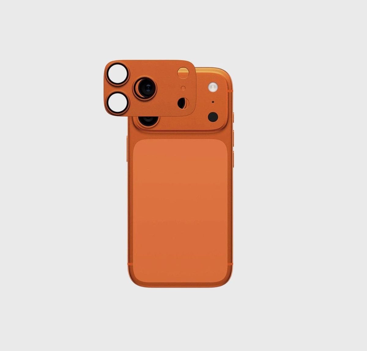 CASECO SCREEN PATROL VIDRIO PARA CAMARA IPHONE 17 PRO NARANJA