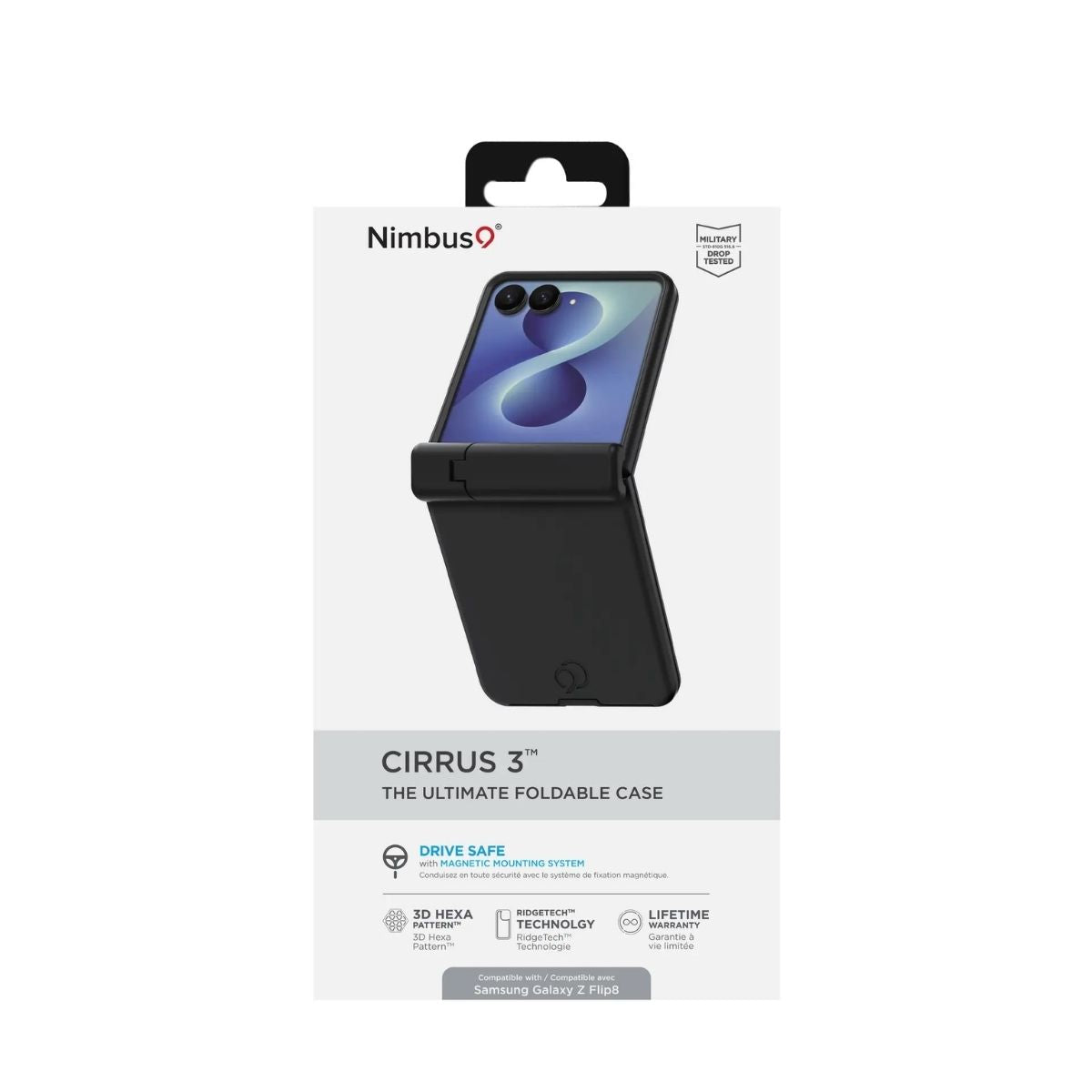 NIMBUS9 CIRRUS3 GALAXY Z FLIP8 ULTRA BLACK
