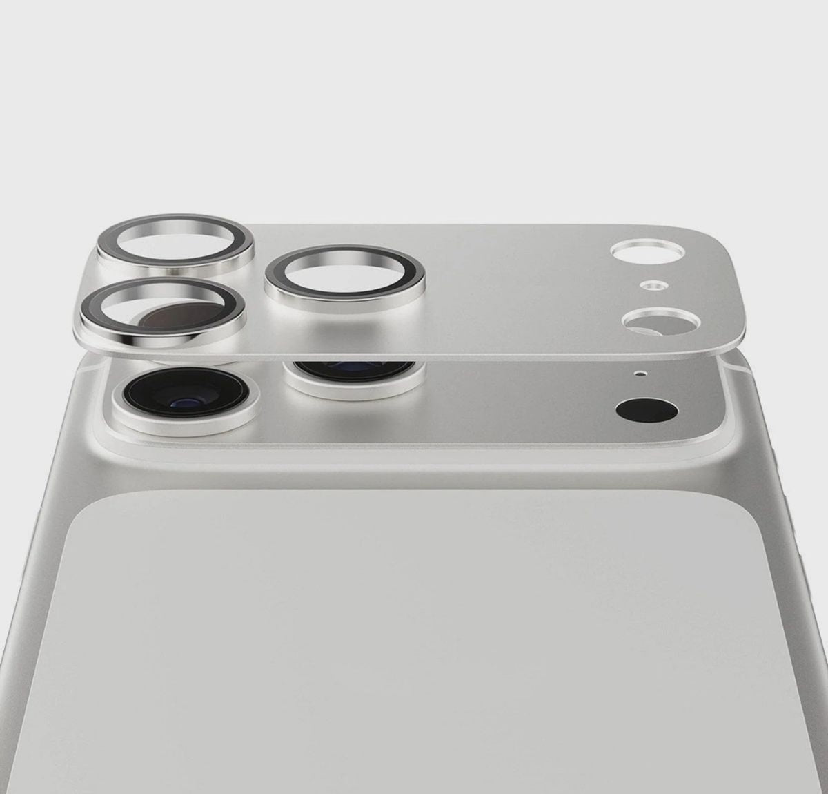 CASECO SCREEN PATROL VIDRIO PARA CAMARA IPHONE 17 PRO SILVER