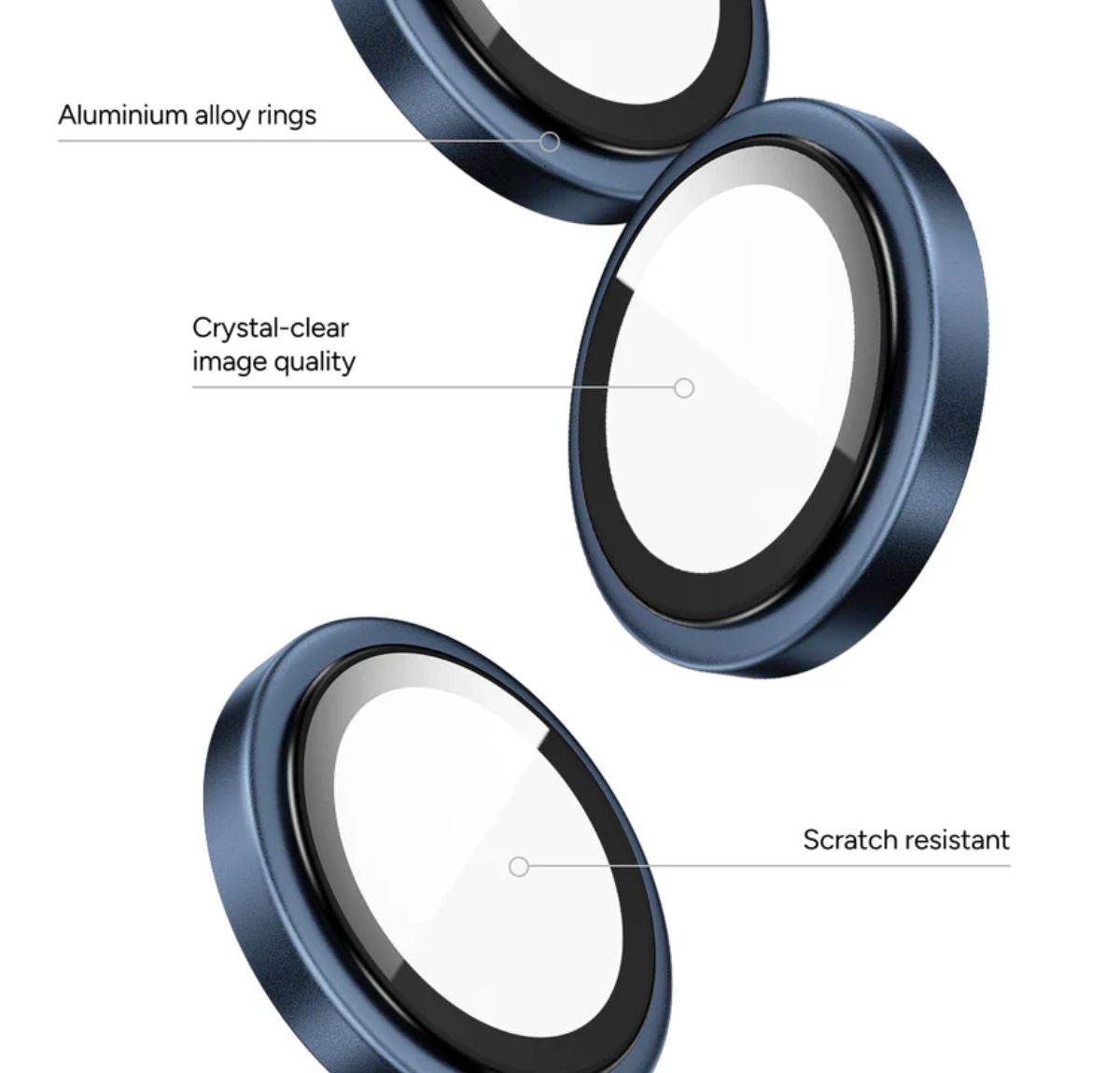 PRODIGEE SUPER GLASS CAMERA IPHONE 17 PRO / PRO MAX AZUL