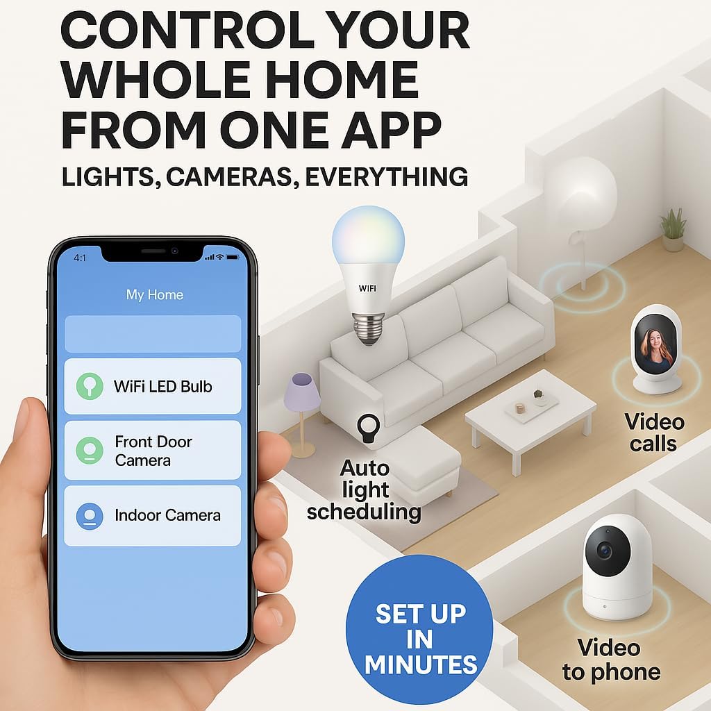 VTA+ BOMBILLO SMART WIFI (Compatible con Alexa)