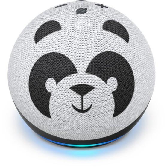 Amazon - Echo Dot (4th Gen)  Kids Edition Designed for kids,  with parental controls - Panda