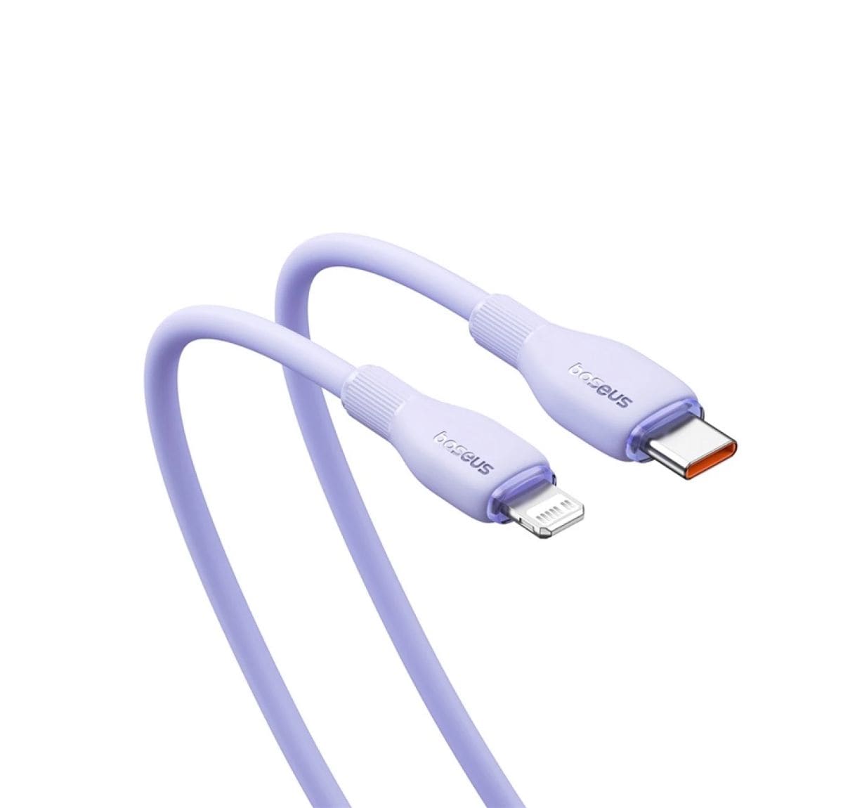 L-BASEUS PUDDING CABLE TIPO C A LIGHTNING 20W 1.2M MORADO