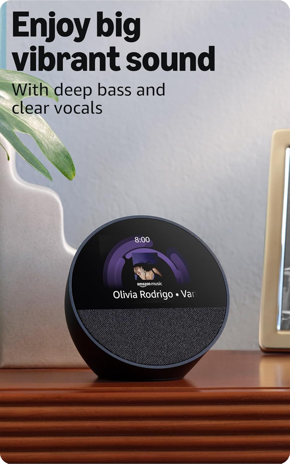 AMAZON ALEXA ECHO SPOT (2024) NEGRO
