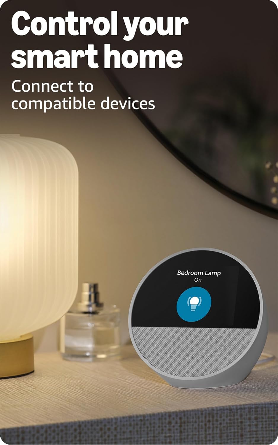 AMAZON ALEXA ECHO SPOT (2024) BLANCO GLACIAR