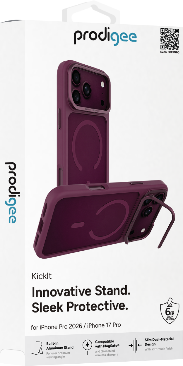 PRODIGEE KICKIT IPHONE 18 PRO MAX/17 PRO MAX BURGUNDY
