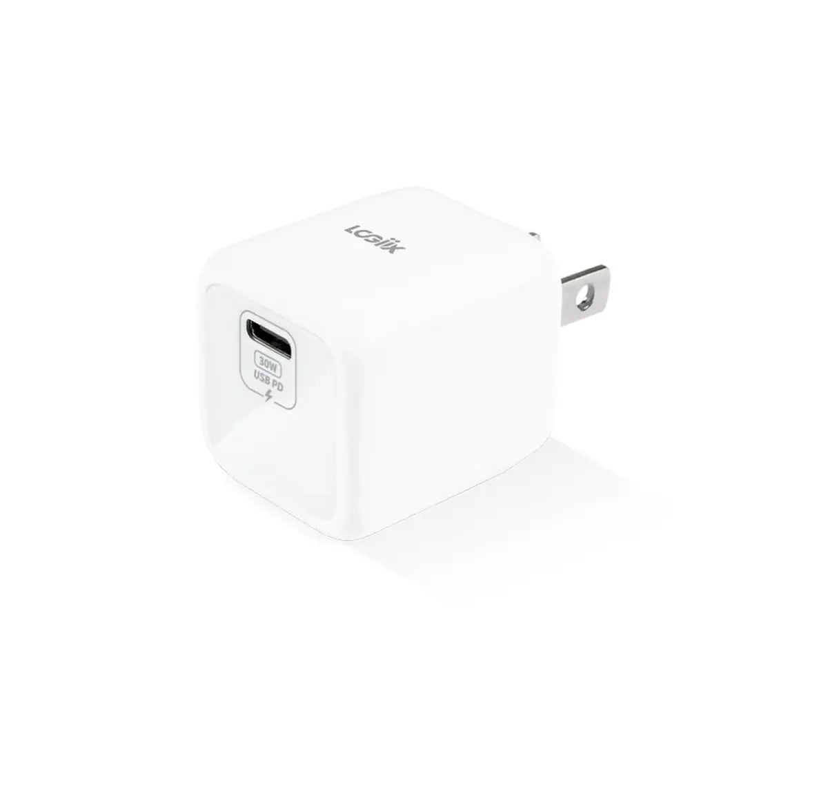 LOGiiX POWER PLUS ECO 30W WALL CHARGER WHITE
