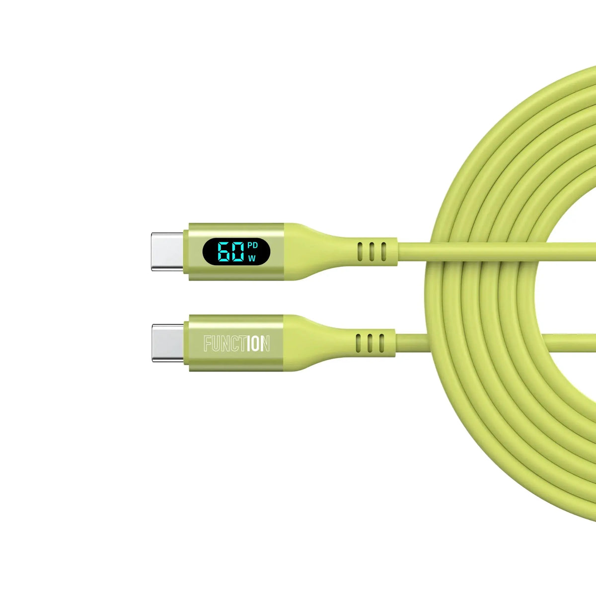 FUNCTION SMART CABLE 60W USB-C TO USB-C DIGITAL DISPLAY 1.5m CITRUS