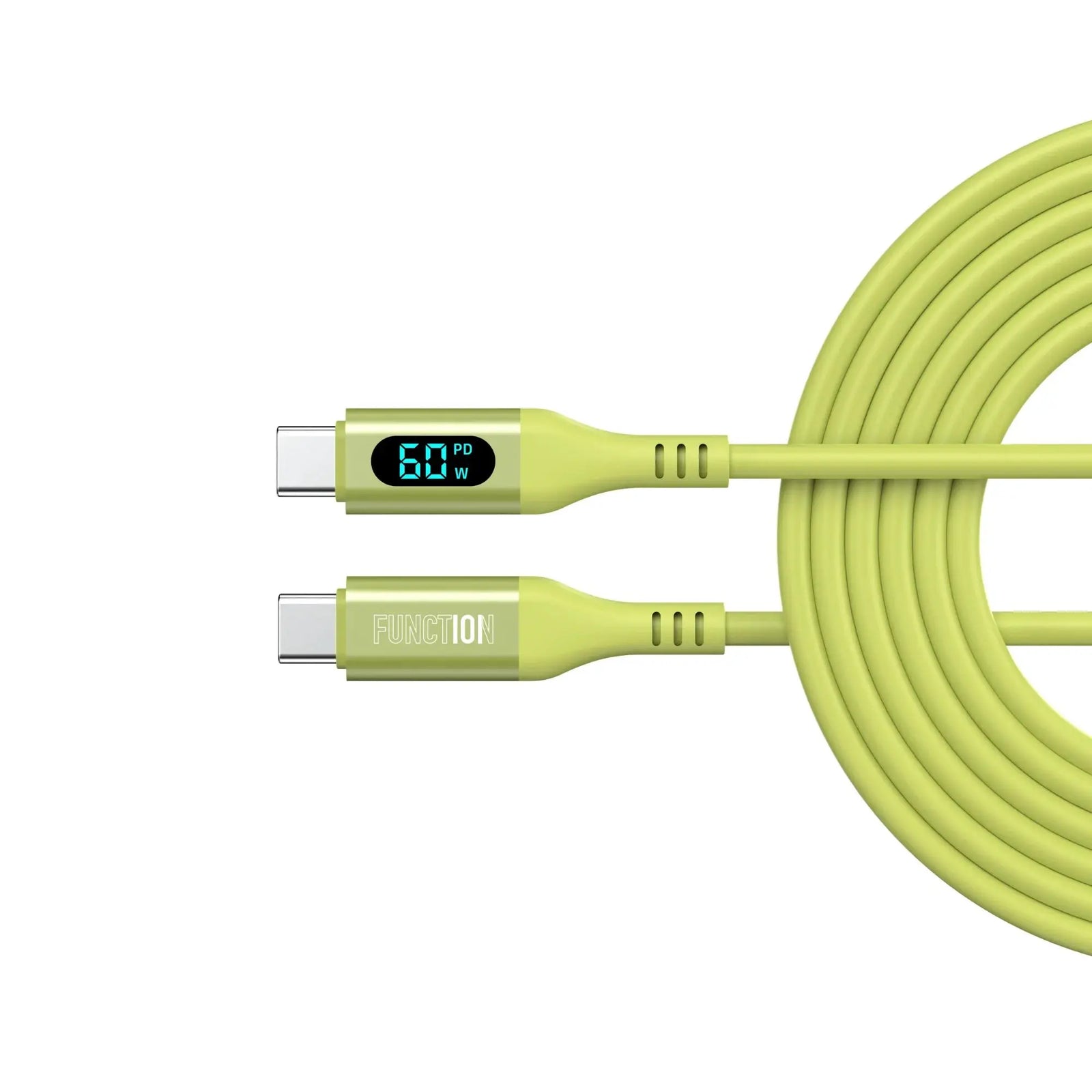 FUNCTION SMART CABLE 60W USB-C TO USB-C DIGITAL DISPLAY 1.5m CITRUS