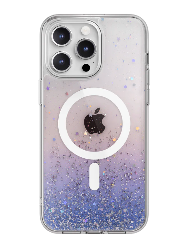 SWITCHEASY STARFIELD GLITTER MAGSAFE IPHONE 15 PRO MAX MORADO