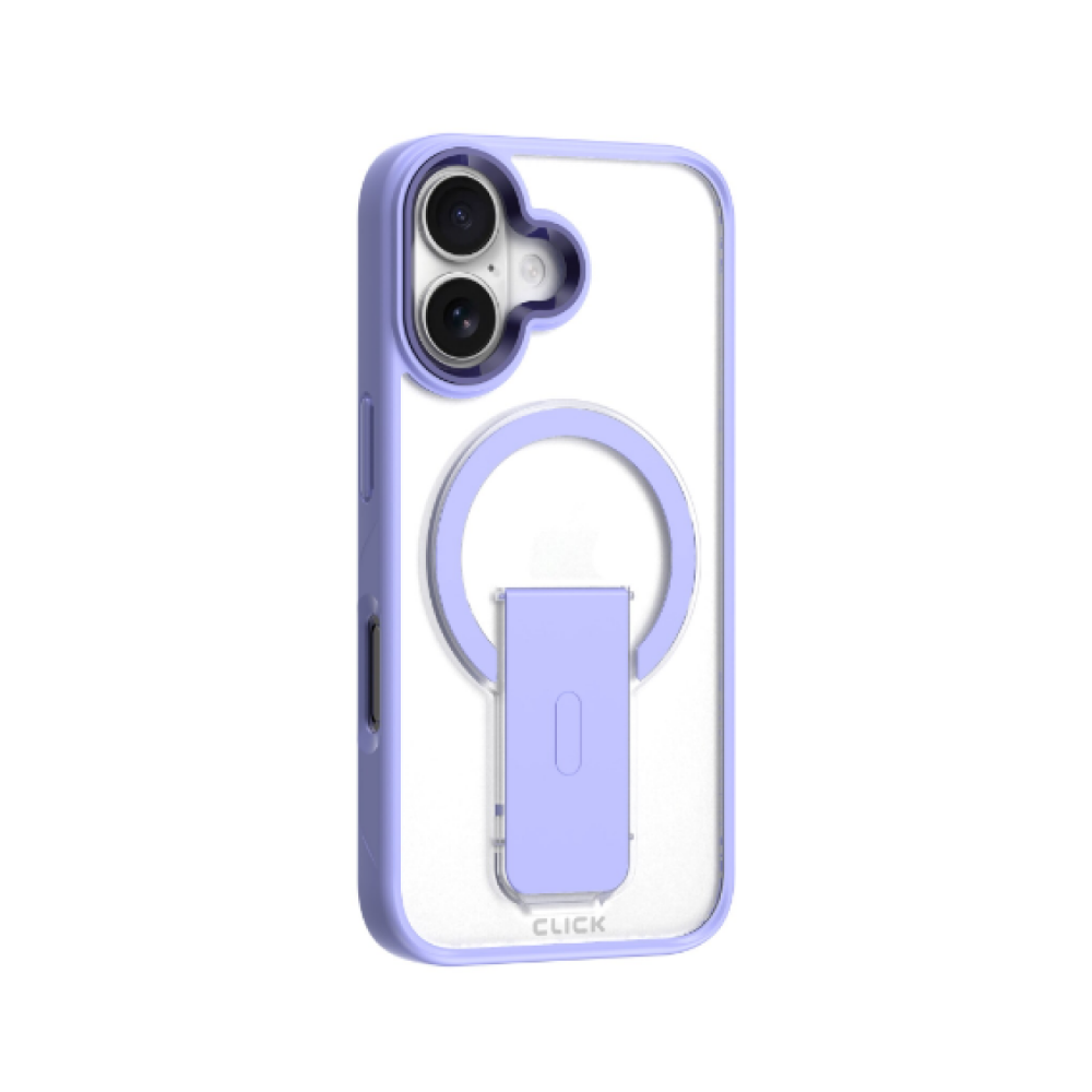 CLICK LATCH IPHONE 16 CLEAR PURPURA