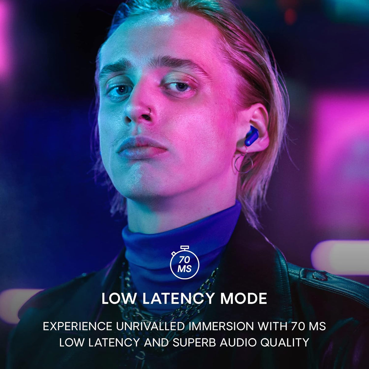 URBANISTA SEOUL TRUE WIRELESS MOBILE GAMING EARBUDS - MIDNIGHT BLACK