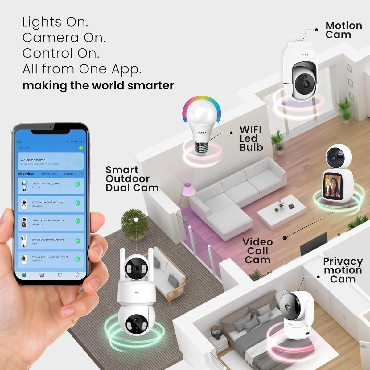 VTA+ BOMBILLO SMART WIFI (Compatible con Alexa)