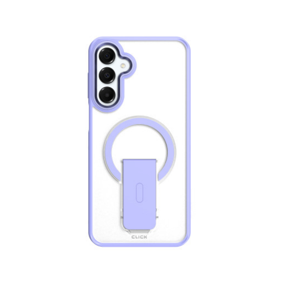CLICK LATCH GALAXY A36 CLEAR PURPURA