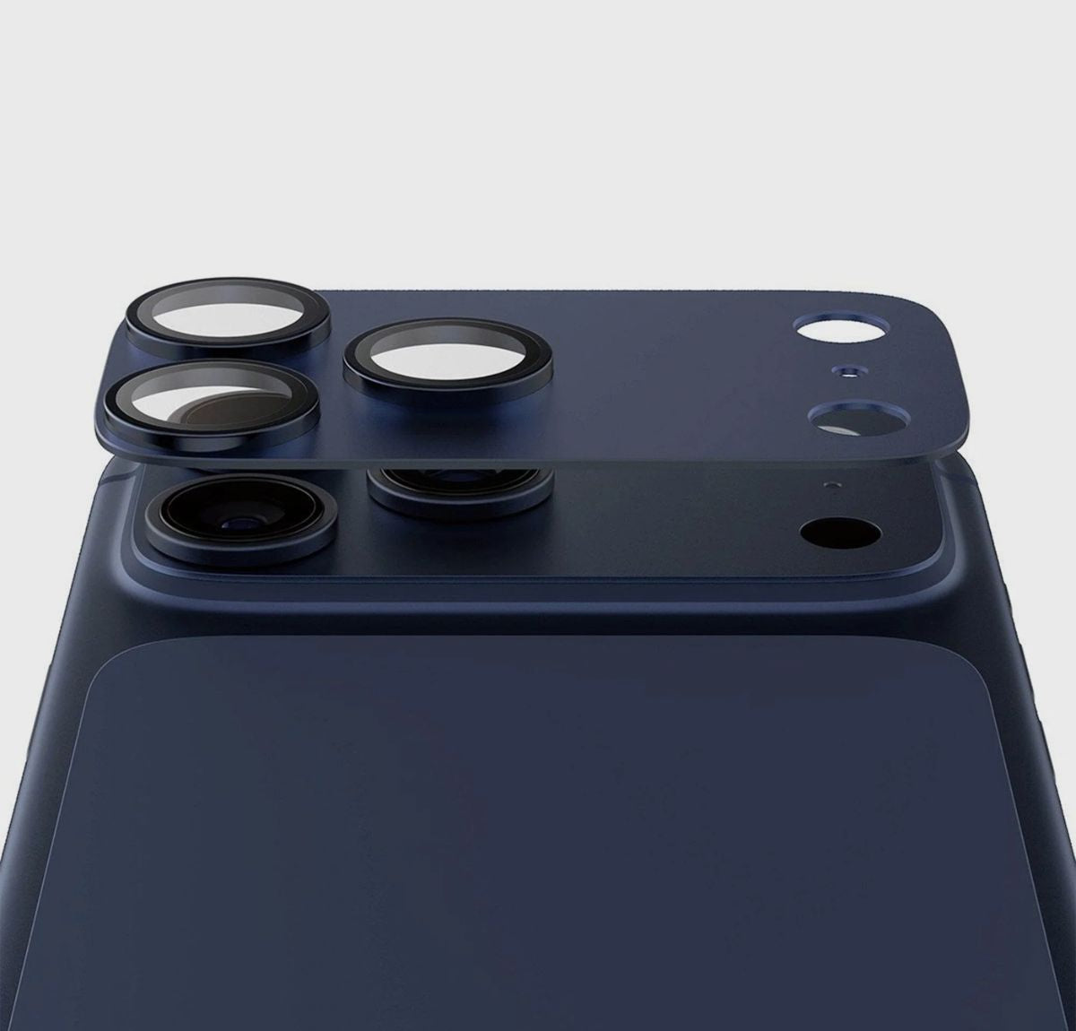 CASECO SCREEN PATROL VIDRIO PARA CAMARA IPHONE 17 PRO AZUL