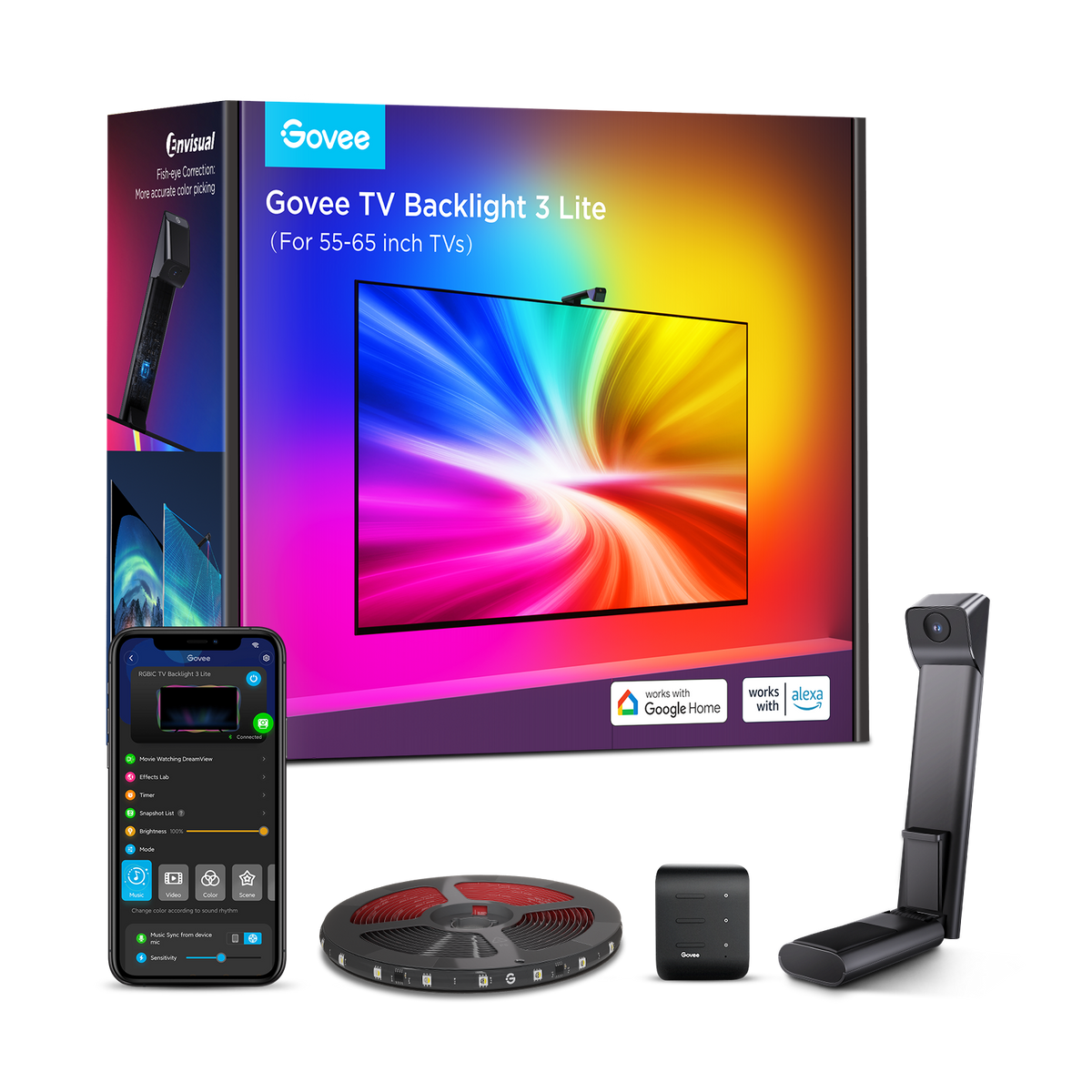 GOVEE TV BACKLIGHT 3 LITE 55' A 65'