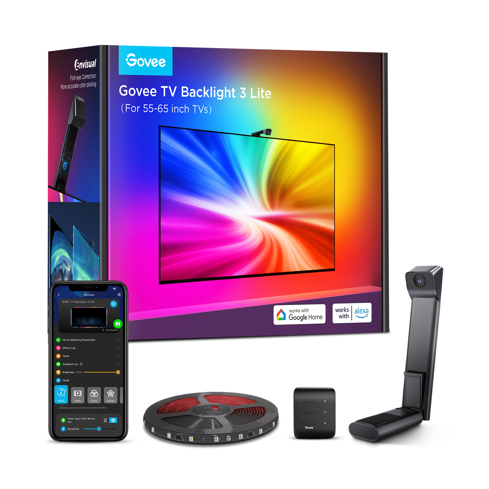 GOVEE TV BACKLIGHT 3 LITE 55' A 65'