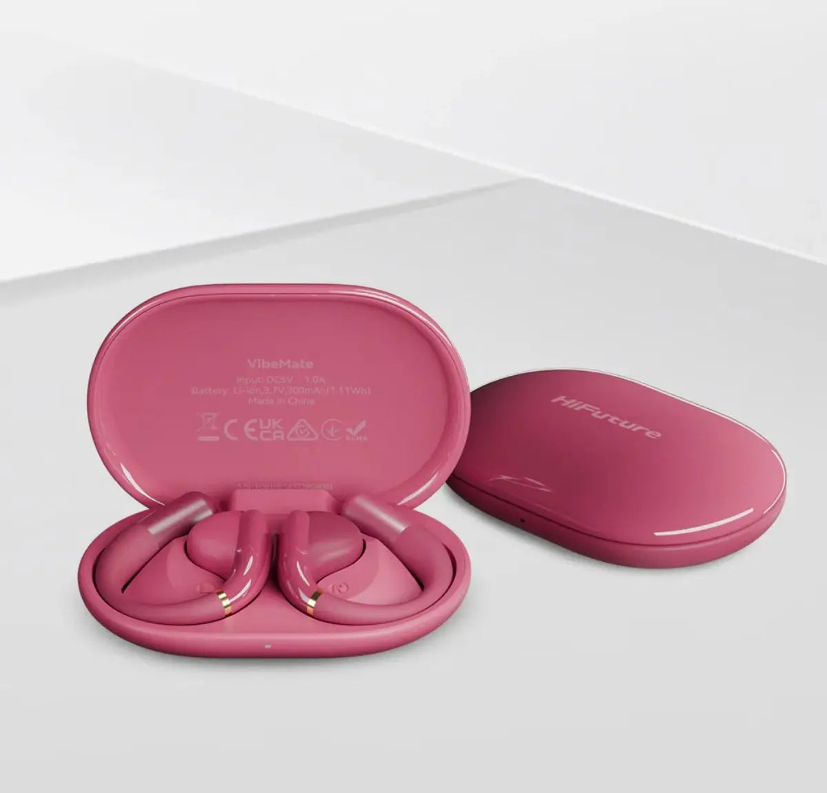 HIFUTURE VIBEMATE OPEN EAR HOT PINK