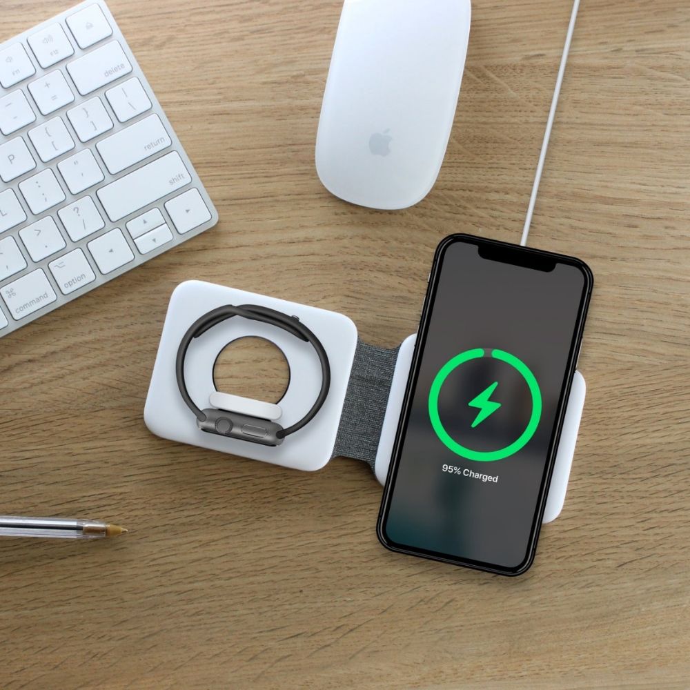TEKYA QITEK MAGDOCK 3 EN 1 CARGADOR INALAMBRICO BLANCO