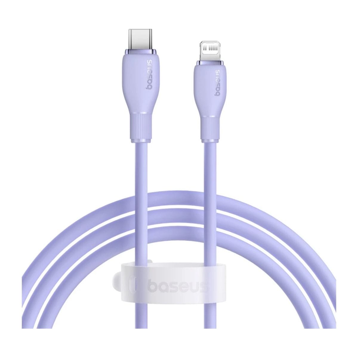 L-BASEUS PUDDING CABLE TIPO C A LIGHTNING 20W 1.2M MORADO