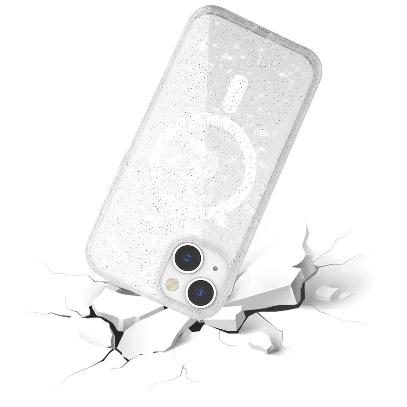 L-TUFF8 GLITZ MAG IPHONE 14 PRO CLEAR