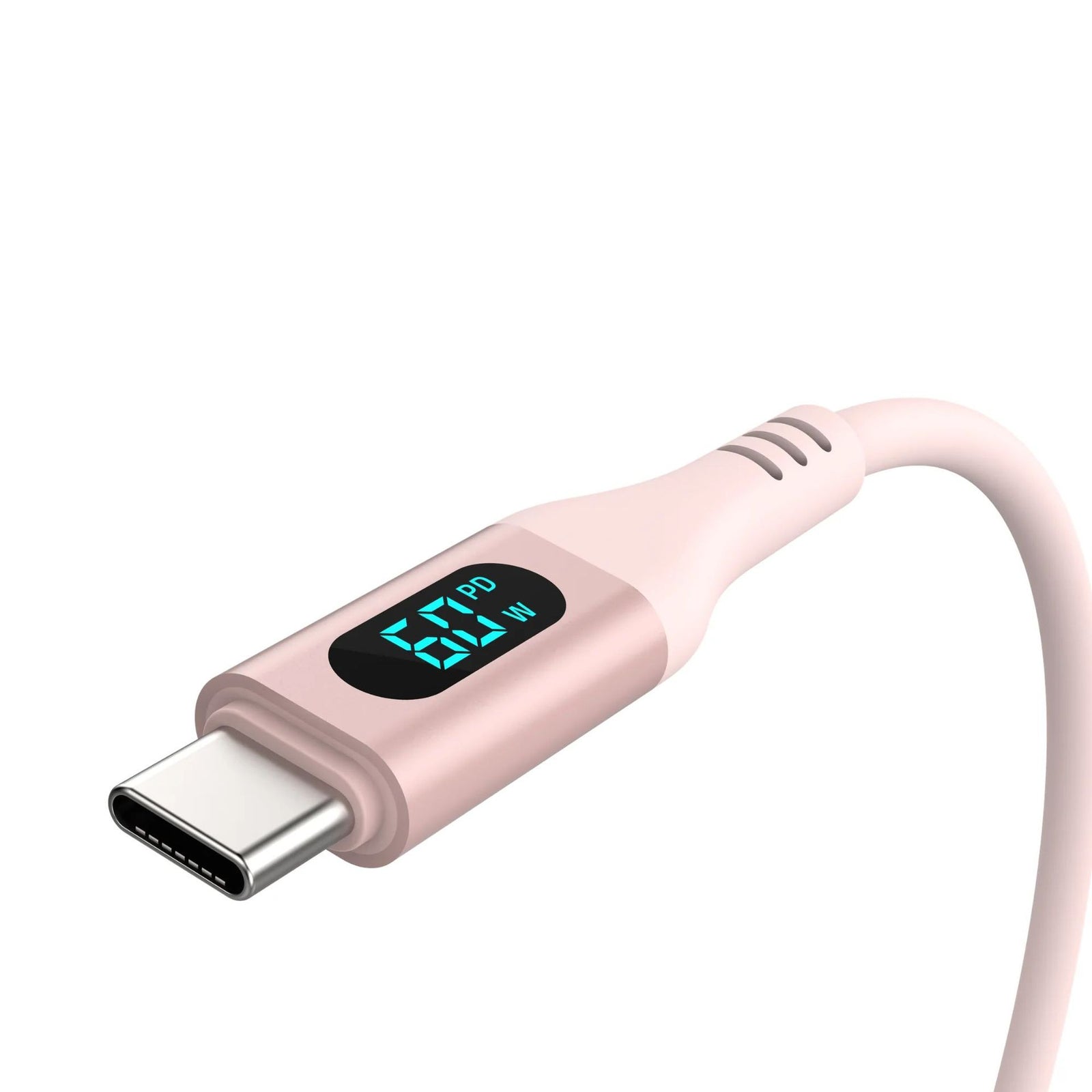 FUNCTION SMART CABLE 60W USB-C TO USB-C DIGITAL DISPLAY 1.5m BLUSH