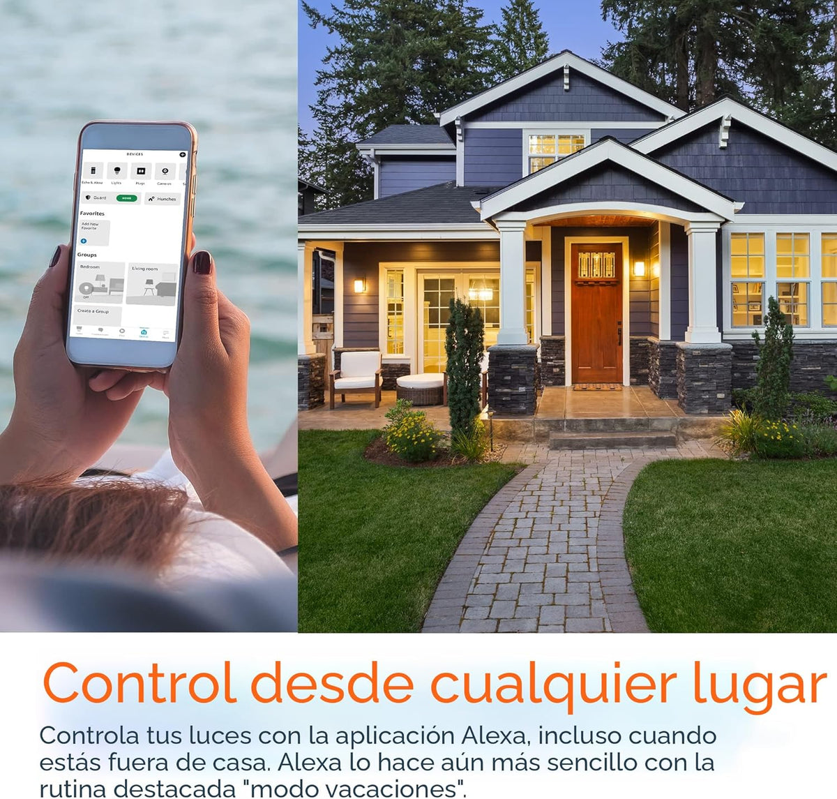 Combo Bombillos Smart Amazon Basics RGB compatibles con Alexa