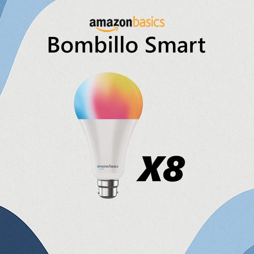 Combo Bombillos Smart Amazon Basics RGB compatibles con Alexa