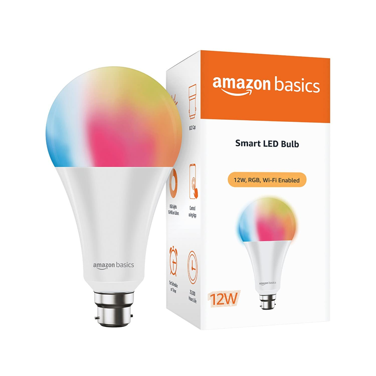 combo Alexa Echo Dot 5 Azul + 3 bombillos smart