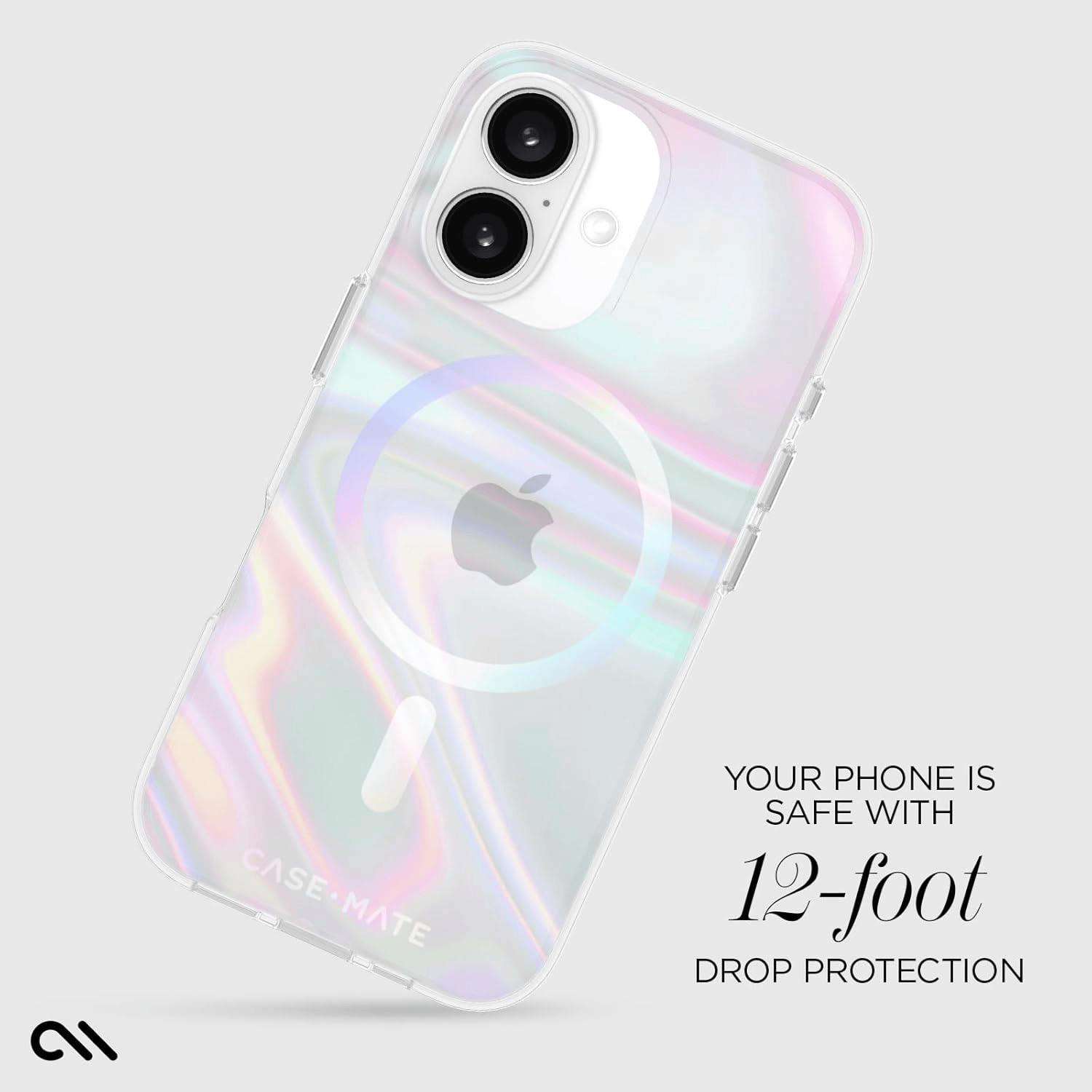 CASE MATE SOAP BUBBLE IPHONE 16 IRIDISCENT
